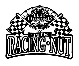CALIFORNIA BLUE DIAMOND ALMONDS THE RACING NUT logo