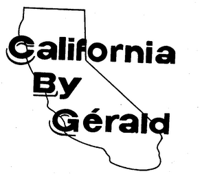 CALIFORNIA BY GERALD logo