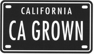 CALIFORNIA CA GROWN logo