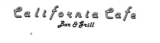 CALIFORNIA CAFE BAR & GRILL logo