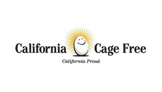 CALIFORNIA CAGE FREE CALIFORNIA PROUD logo