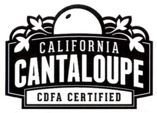 CALIFORNIA CANTALOUPE CDFA CERTIFIED logo
