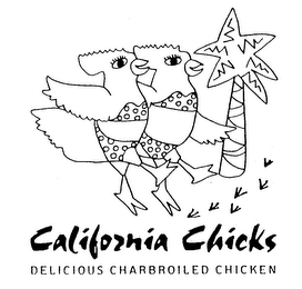 CALIFORNIA CHICKS DELICIOUS CHARBROILED CHICKEN logo