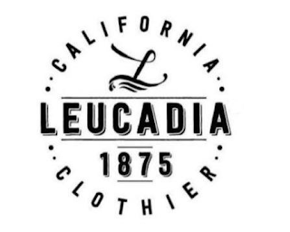 CALIFORNIA CLOTHIER L LEUCADIA 1875 logo