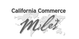 CALIFORNIA COMMERCE MILES logo