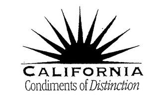 CALIFORNIA CONDIMENTS OF DISTINCTION logo