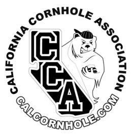 CALIFORNIA CORNHOLE ASSOCIATION CCA CALCORNHOLE.COM logo