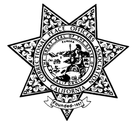 CALIFORNIA CORRECTIONAL PEACE OFFICERS ASSOCIATION THE GREAT SEAL OF THE STATE OF CALIFORNIA FOUNDED-1957 logo