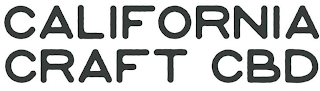 CALIFORNIA CRAFT CBD logo