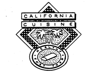 CALIFORNIA CUISINE HEALTHY FAST FOOD logo