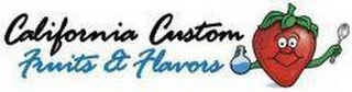 CALIFORNIA CUSTOM FRUITS & FLAVORS logo