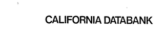 CALIFORNIA DATABANK logo