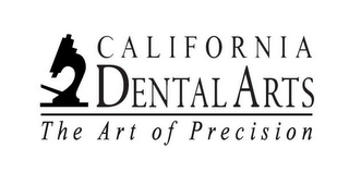 CALIFORNIA DENTAL ARTS THE ART OF PRECISION logo