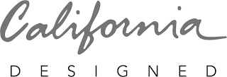 CALIFORNIA DESIGNED logo