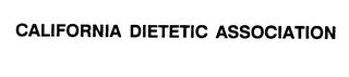CALIFORNIA DIETETIC ASSOCIATION logo