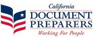 CALIFORNIA DOCUMENT PREPARERS WORKING FOR PEOPLE logo