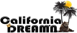 CALIFORNIA DREAM'N 80 DEGREES & PALM TREES logo