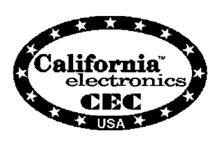 CALIFORNIA ELECTRONICS CEC USA logo