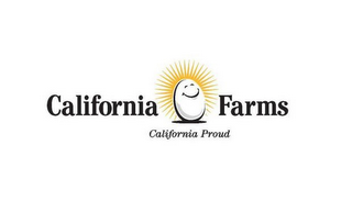CALIFORNIA FARMS CALIFORNIA PROUD logo