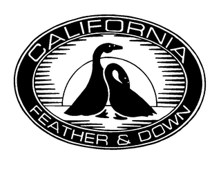 CALIFORNIA FEATHER & DOWN logo