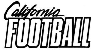 CALIFORNIA FOOTBALL logo