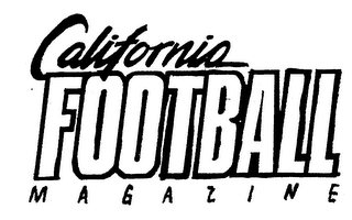 CALIFORNIA FOOTBALL MAGAZINE logo
