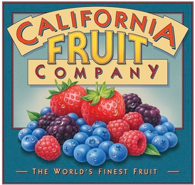 CALIFORNIA FRUIT COMPANY THE WORLD'S FINEST FRUIT logo
