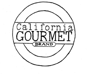CALIFORNIA GOURMET BRAND logo