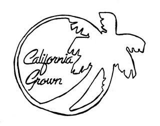 CALIFORNIA GROWN logo