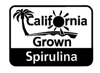 CALIFORNIA GROWN SPIRULINA logo