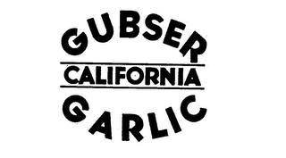 CALIFORNIA GUBSER GARLIC logo