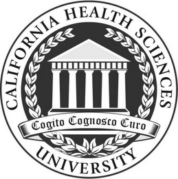 CALIFORNIA HEALTH SCIENCES UNIVERSITY COGITO COGNOSCO CURO logo