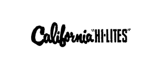 CALIFORNIA "HI-LITES" logo