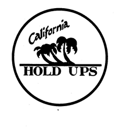 CALIFORNIA HOLD UPS logo