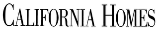 CALIFORNIA HOMES logo