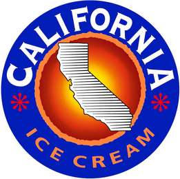 CALIFORNIA ICE CREAM logo