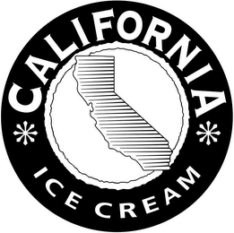 CALIFORNIA ICE CREAM logo