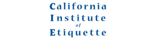 CALIFORNIA INSTITUTE OF ETIQUETTE logo