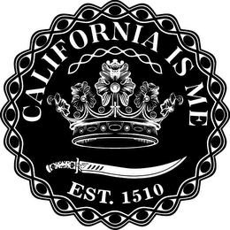 CALIFORNIA IS ME EST. 1510 logo