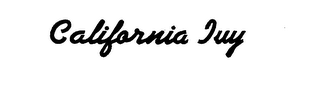 CALIFORNIA IVY logo