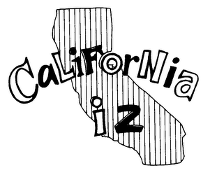 CALIFORNIA IZ logo