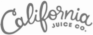 CALIFORNIA JUICE CO. logo