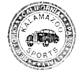 CALIFORNIA KALAMAZOO SPORTS PARIS NEW YORK ITALY logo