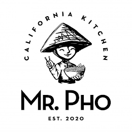 CALIFORNIA KITCHEN MR. PHO EST. 2020 logo