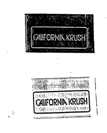 CALIFORNIA KRUSH logo