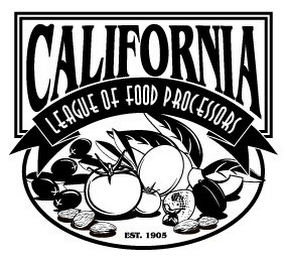 CALIFORNIA LEAGUE OF FOOD PROCESSORS EST. 1905 logo