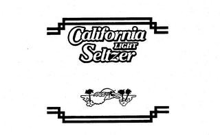 CALIFORNIA LIGHT SELTZER logo