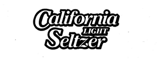 CALIFORNIA LIGHT SELTZER logo