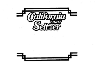 CALIFORNIA LIGHT SELTZER logo