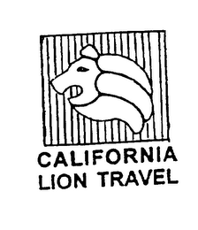CALIFORNIA LION TRAVEL logo
